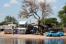 Zambia side of Zambezi river