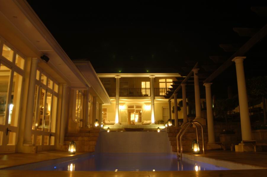 Pool at night