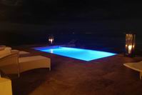 Pool at night