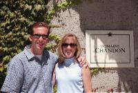 Kathy & Marc at Domain Chandon - KLM Photo