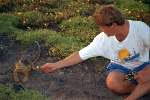 Nick with Iguana