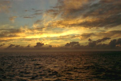 Sunrise near Cabo Marshall