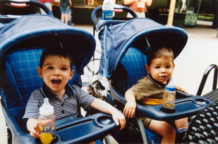 Ian and Connor at the Zoo