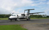 Dash 8 at Hoskins Airport - KLM Photo