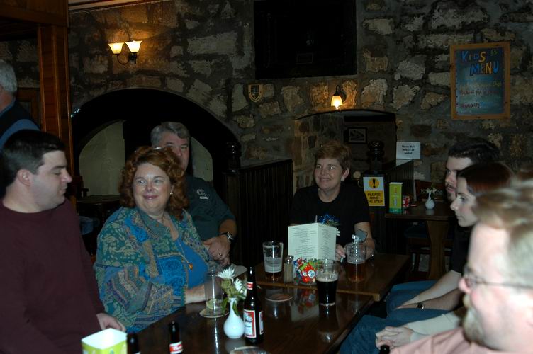 The Group in the bar at Culcreuch