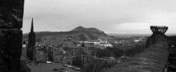 Arthur's Seat Volcano from Edinburgh Castle