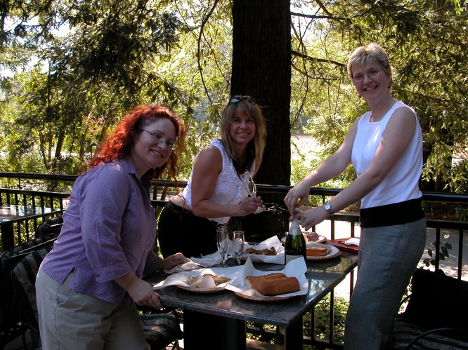 Lunch with Champagne AND Pork